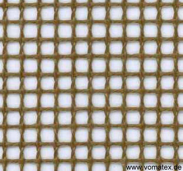 PTFE coated glass mesh fabric, brown, 4 x 4 mm