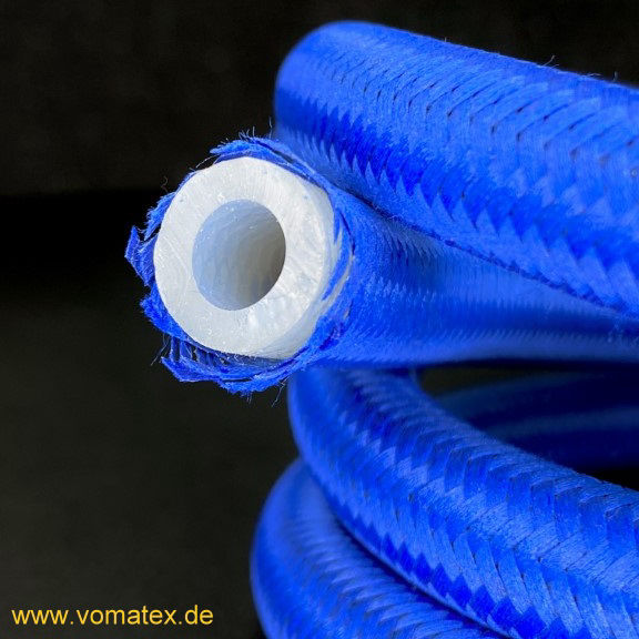 Silicone steam hose VM 8, blue
